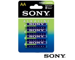 Elem Sony Alkaline AA AM3 AA LR6 ceruza elem - 4 db/csomag